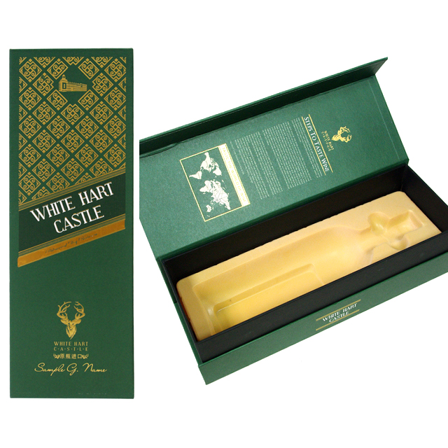 白鹿堡绿色鹿头单支装礼盒*6个